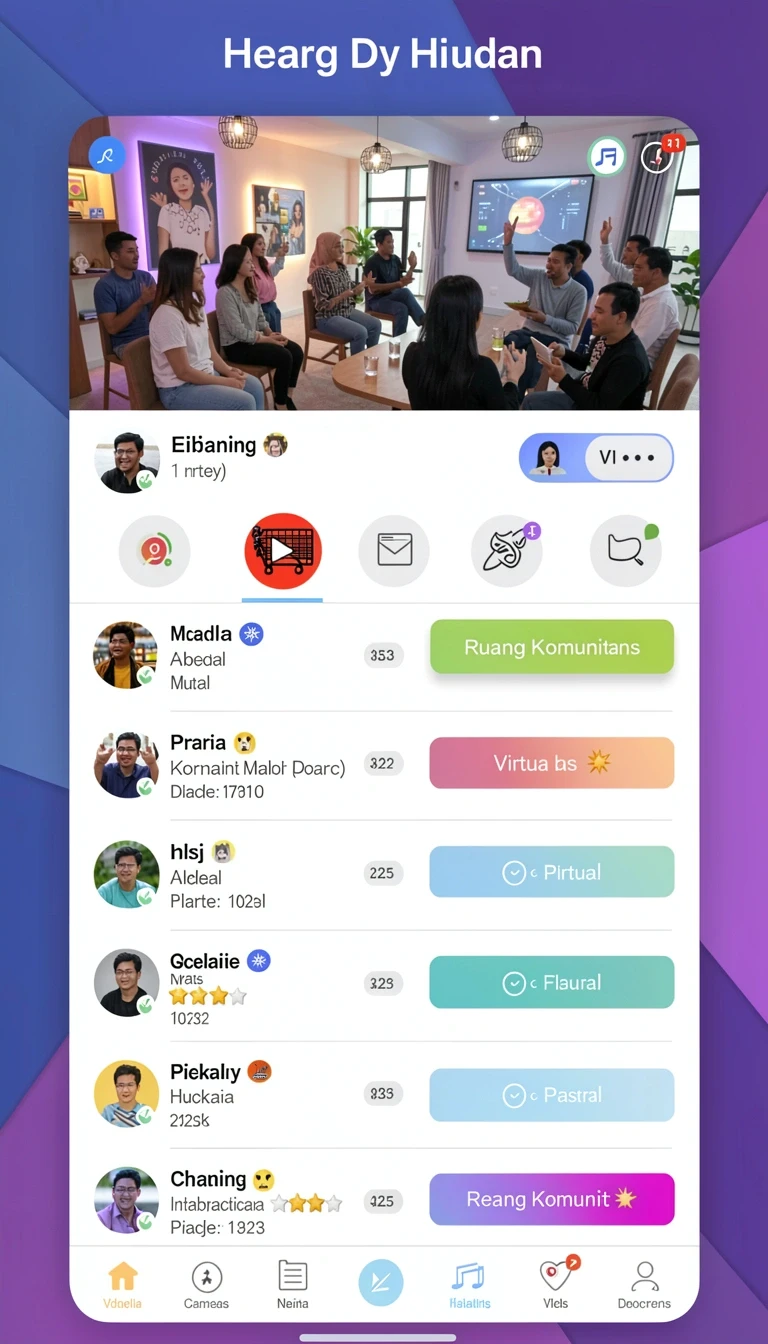 Tampilan utama aplikasi Aplikasi gendut188 Terbaru untuk Android dan iOS yang intuitif dan efisien.